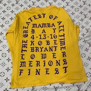 Kanye west Kobe shirt